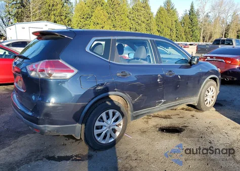 2016 Nissan Rogue S из США, поврежденный, VIN KNMAT2MT2GP598475